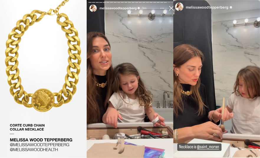 As Seen On: Corte Chain Necklace on Melissa Wood Tepperberg