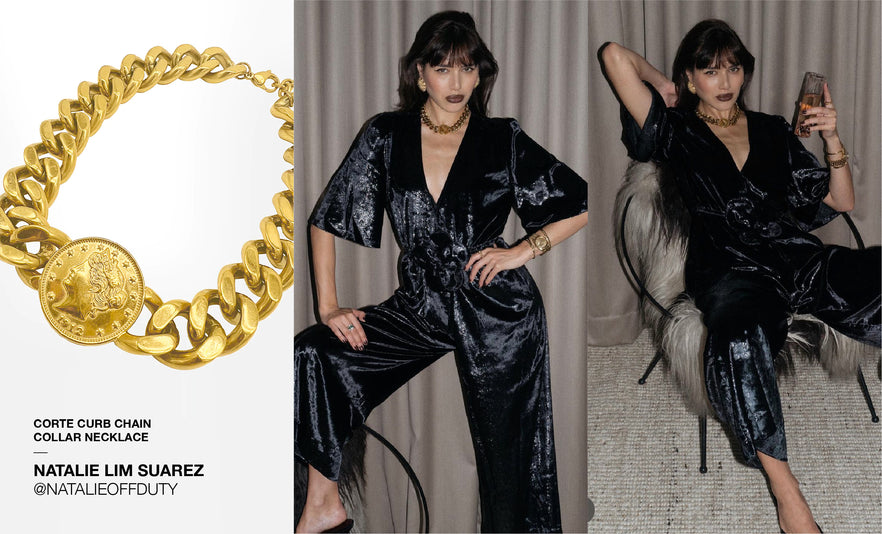 As Seen On: Corte Chain Necklace on Natalie Lim Suarez