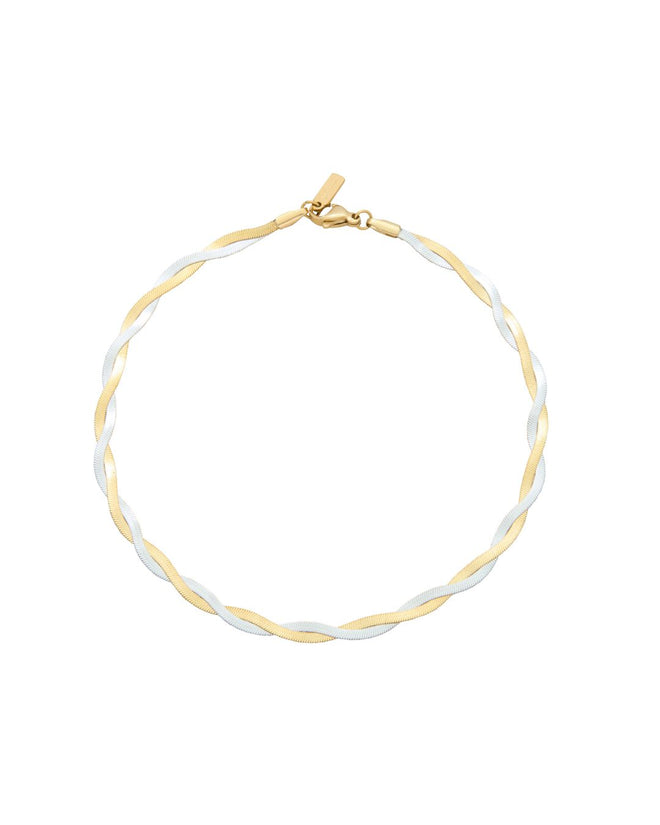 AMINA ANKLET MIXED METAL