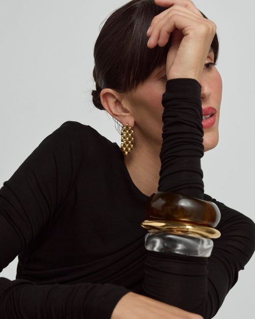 DUPONT SET OF LUCITE BANGLES