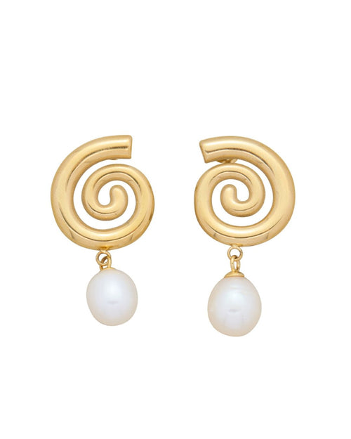 FRESHWATER PEARL ATHENA EARRINGS