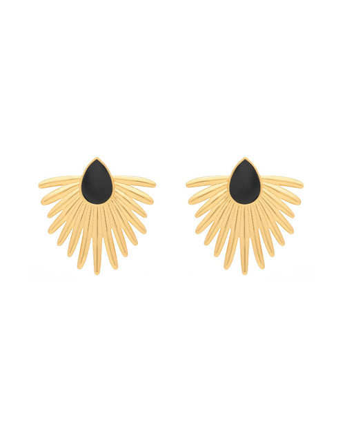 ASTRID EARRINGS ONYX