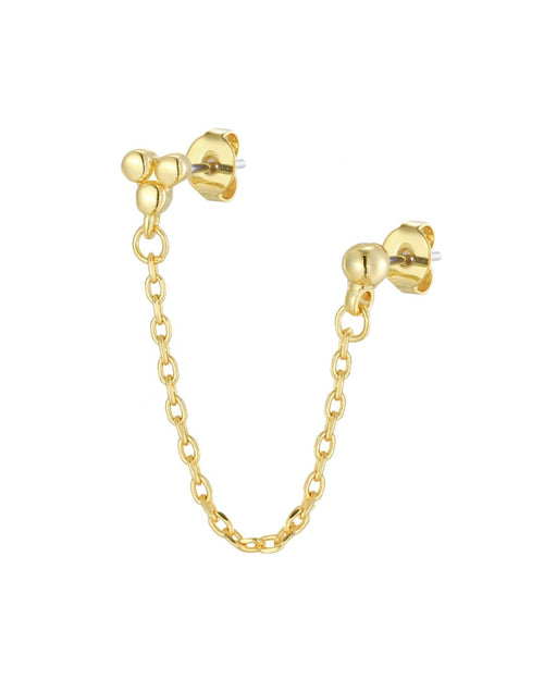 HANGING DOUBLE PIERCING EARRING