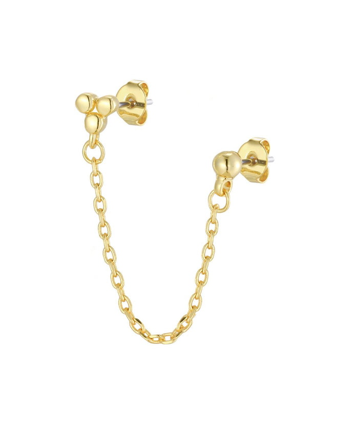 HANGING DOUBLE PIERCING EARRING