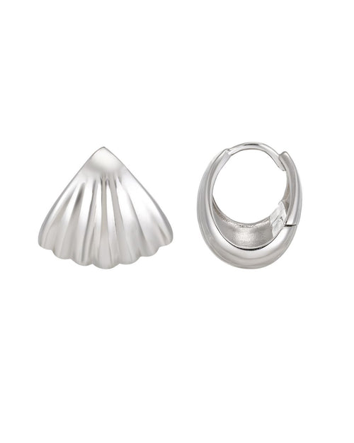 PALM HUGGIE EARRINGS