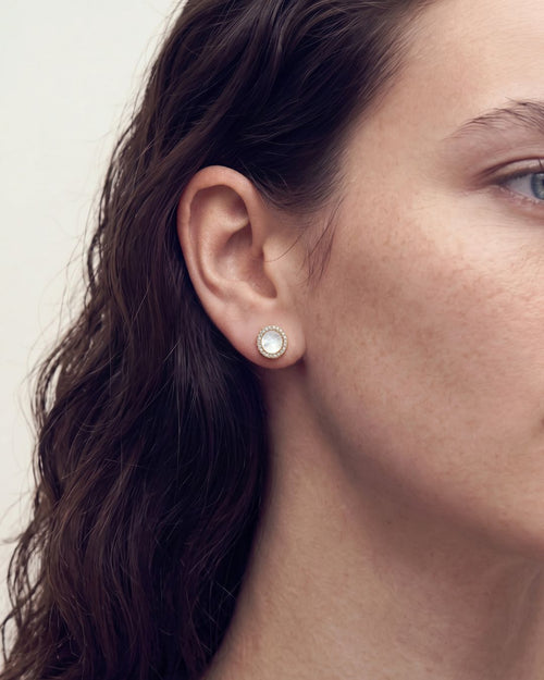 MOTHER-OF-PEARL SERRA EARRINGS