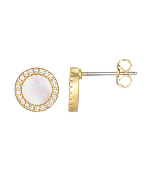 MOTHER-OF-PEARL SERRA EARRINGS