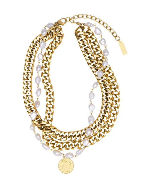 FRESHWATER PEARL ARAGON NECKLACE