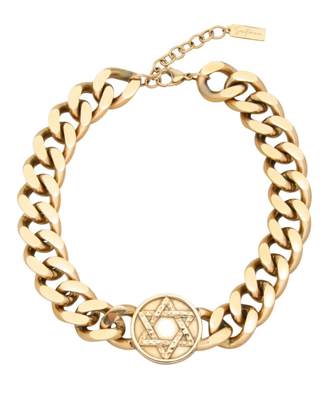 STAR OF DAVID NECKLACE GOLD