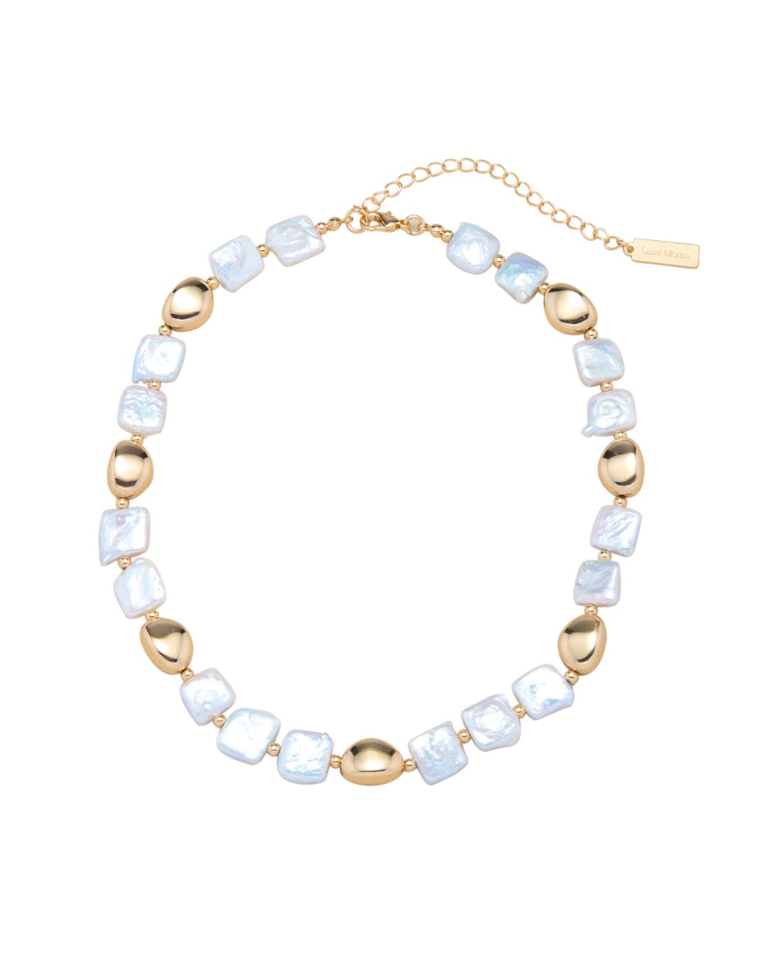 FRESHWATER PEARL PINA NECKLACE GOLD - st. Moran