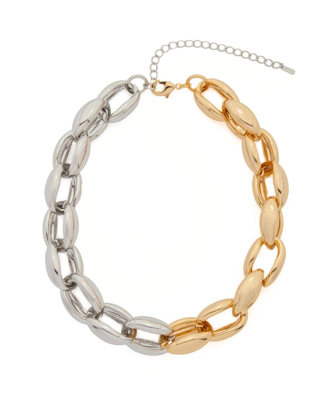 GENEVIEVE NECKLACE MIXED METAL