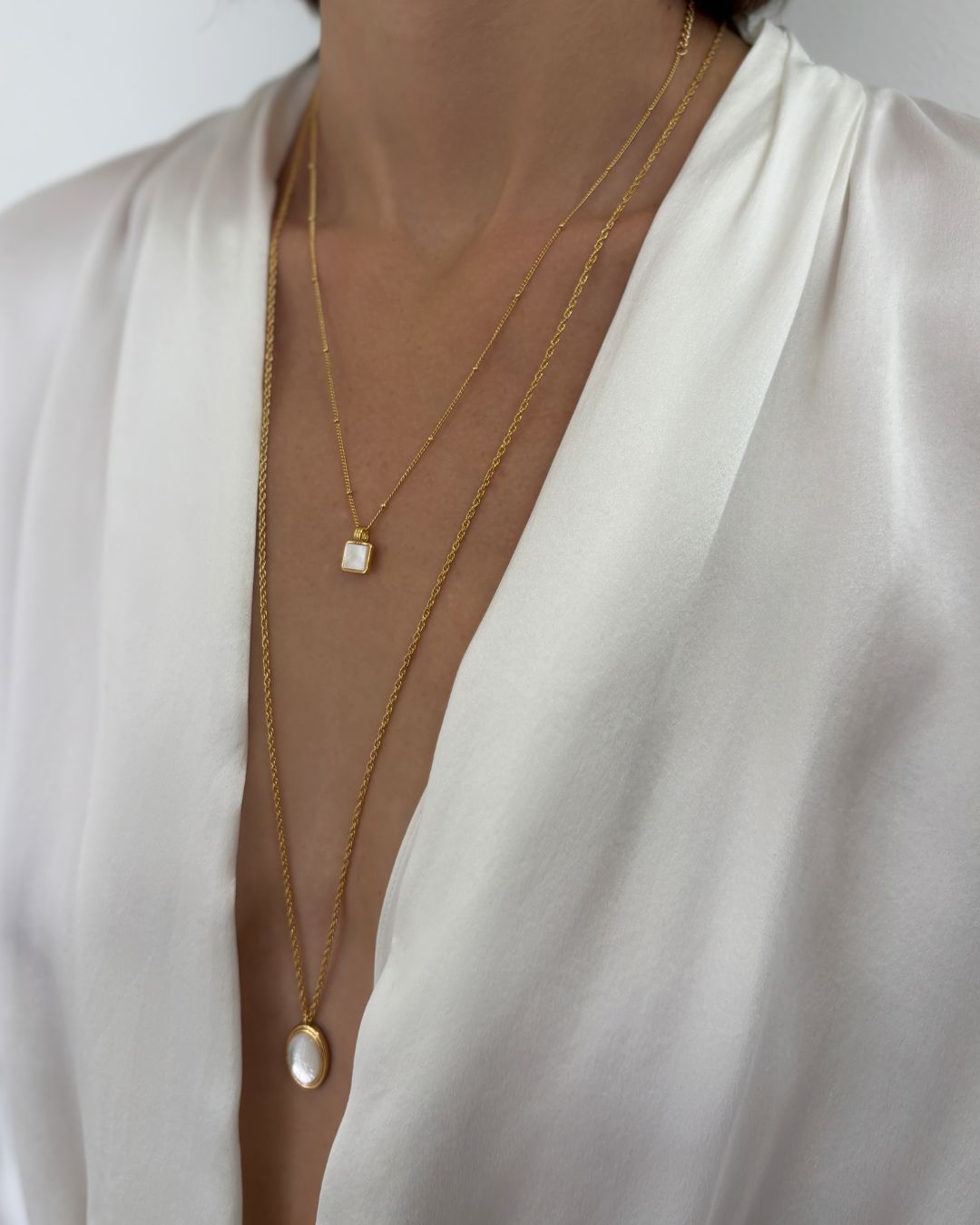 MOTHER-OF-PEARL OLIVIA NECKLACE – st. Moran
