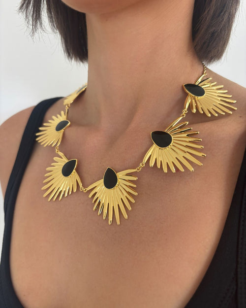 ASTRID NECKLACE ONYX