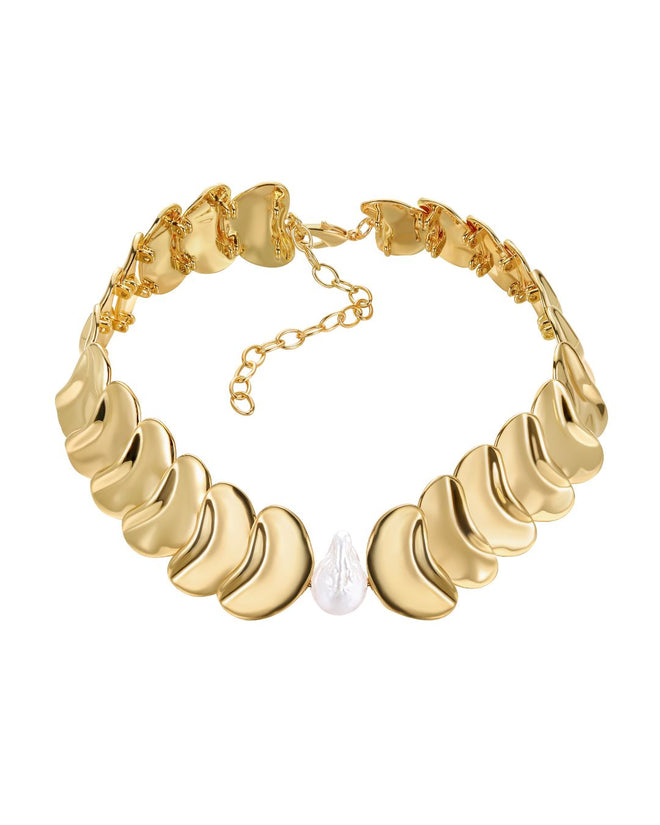 FRESHWATER PEARL NINA COLLAR NECKLACE