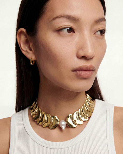 FRESHWATER PEARL NINA COLLAR NECKLACE