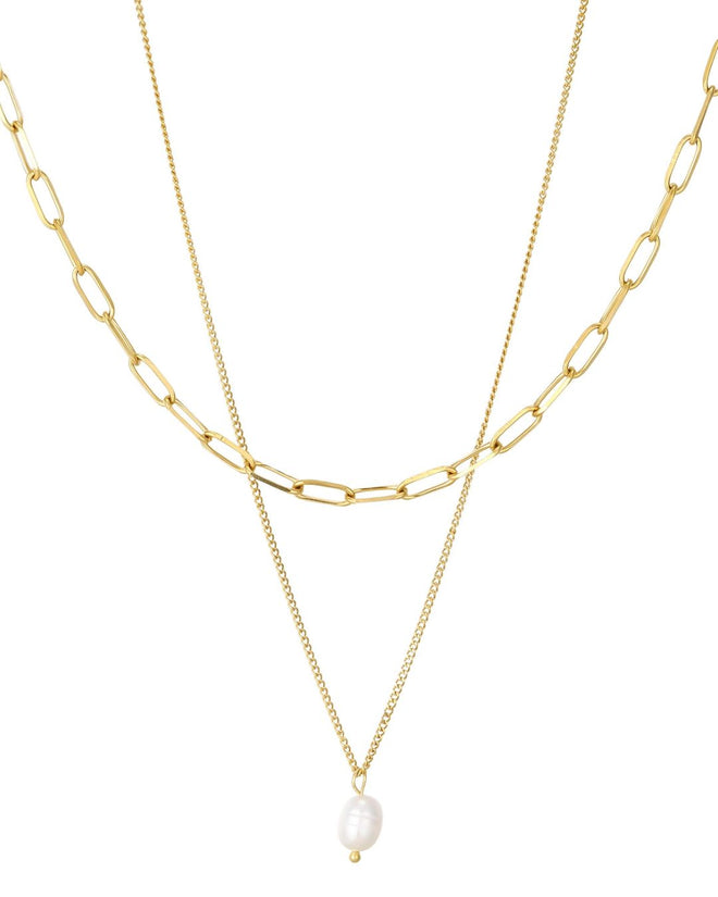 FRESHWATER PEARL LEA NECKLACE SET
