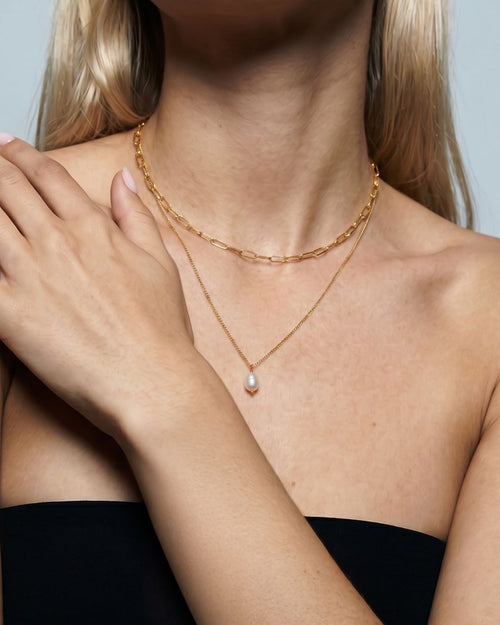 FRESHWATER PEARL LEA NECKLACE SET