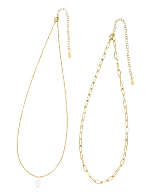 FRESHWATER PEARL LEA NECKLACE SET