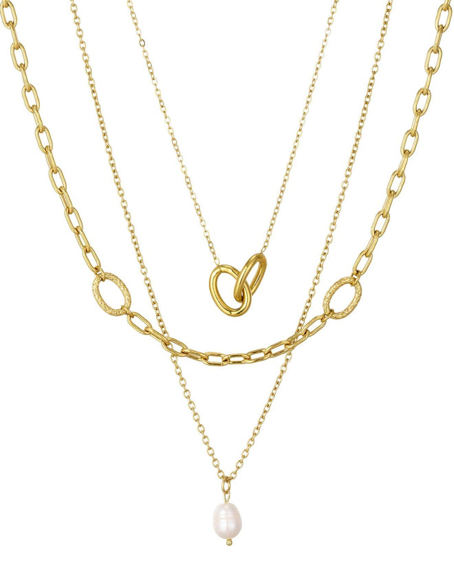 FRESHWATER PEARL LORA NECKLACE SET