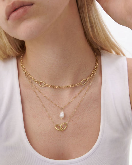 FRESHWATER PEARL LORA NECKLACE SET