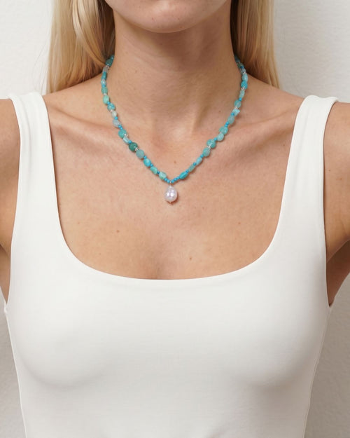 FRESHWATER PEARL MEYER NECKLACE