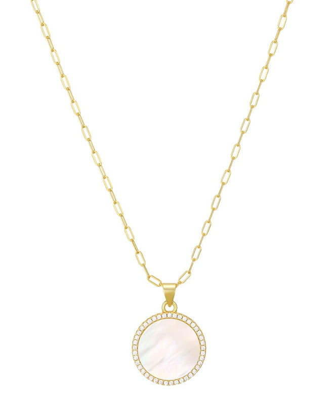 MOTHER-OF-PEARL SERRA NECKLACE